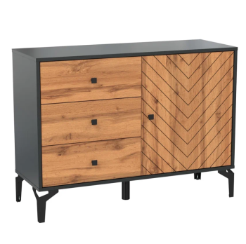 Черный/дуб вотан