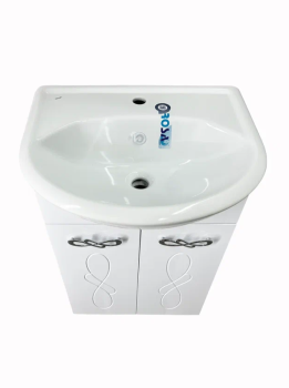 Тумба Style Line Венеция 55 под умывальник Уют 55 + Умывальник Уют 55