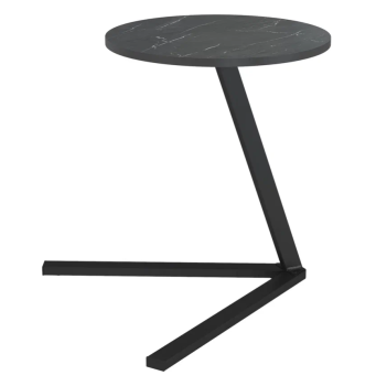 Мрамор черный/металл: черный