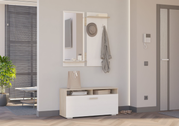 Вешалка с зеркалом Гранд Кволити КИРА 2-3822