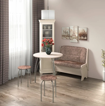 Ясень/Велюр коньяк