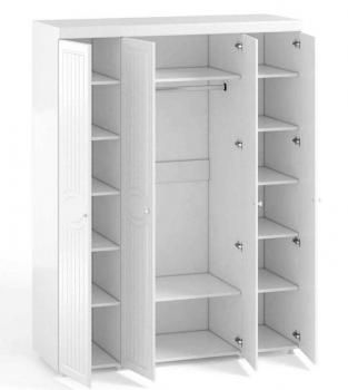 Шкаф 4 дв (560) с 4 Большими глухими дверьми Катрин-К МН-59 Монако