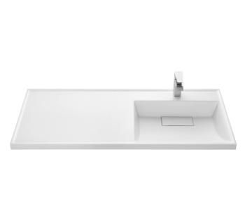 Тумба с раковиной Aquaton Лондри 60/Раковина Лондри 120 левая