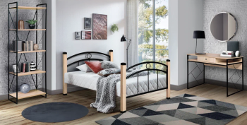 Дуб сонома, Металл черный