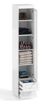 Шкаф 1дв (560) с Малой зеркальной дверью и ящиками Катрин-К АФ-37 Афина