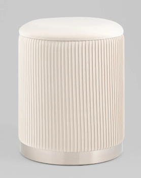 Серебро, велюр бежевый