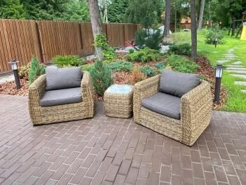 Кофейный столик из искусственного ротанга (гиацинт) 4sis Кальяри