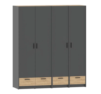 Антрацит, Дуб Крафт Золотой