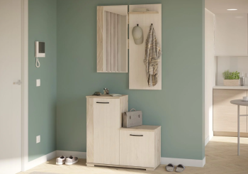 Вешалка с зеркалом Гранд Кволити ЛУИ 2-3823