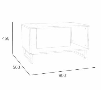 Стол журнальный Сильва Фолк НМ 014.87