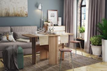 Стол-книжка раскладной Мебельсон Мечта (1306х751х597)