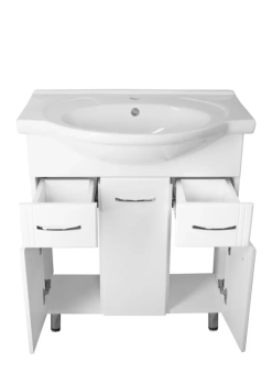 Тумба Style Line 26 (2 ящ.) под умывальник Байкал 75 + Умывальник Байкал 75