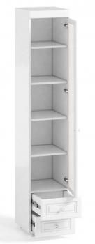 Шкаф 1дв (410) с Малой зеркальной дверью и ящиками Катрин-К АФ-32 Афина