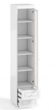 Шкаф 1дв (560) с Малой зеркальной дверью и ящиками Катрин-К АФ-37 Афина