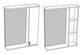 Зеркало-шкаф Corozo Элегия Ретро 60