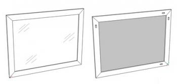 Зеркало Corozo Классика 105 универсальное