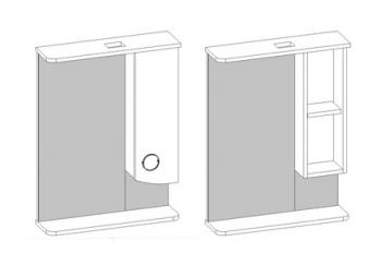 Зеркало-шкаф Corozo Ультра Флора 55/С