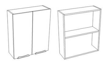 Шкаф подвесной Corozo Алиот 60