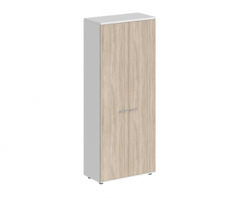 корпус: белый; фасады: дуб светлый