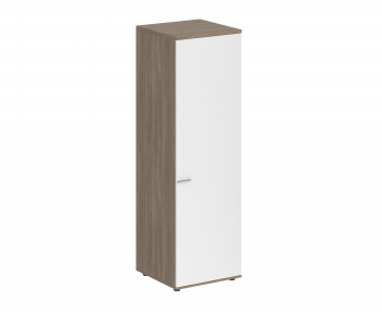 корпус: дуб темный; фасад: белый