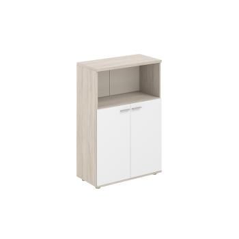 корпус: дуб светлый; фасады: белый