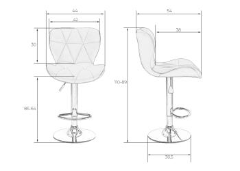 Стул барный Dobrin Barny Black