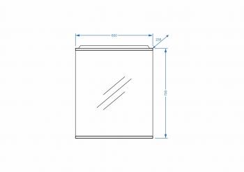 Зеркало Stella Polar Ванесса 60/С