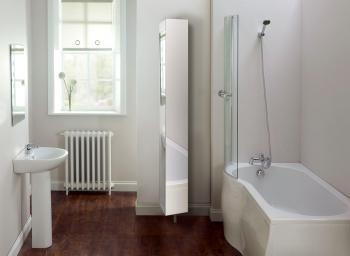 Поворотный зеркальный шкаф Shelf Спика Шелф Влагостойкий