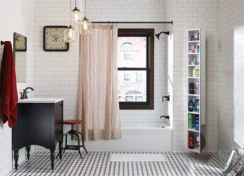 Поворотный зеркальный шкаф Shelf Спика Шелф Влагостойкий