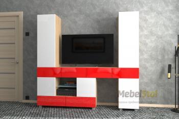 Белый / красный