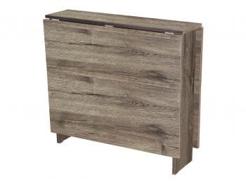 Дуб веллингтон/ круглая хром 50мм