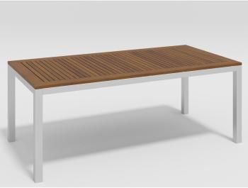 каркас белый/столешница тик