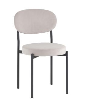 Велюр светло-серый каркас антрацитовый муар