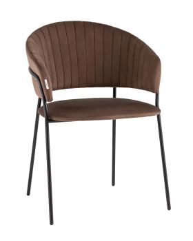 Велюр коричневый