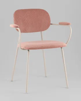 Пыльно-розовый, серые ножки