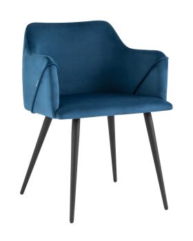 Велюр синий