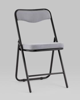 Велюр велютто/серый каркас/черный матовый