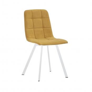 Металл Белый/Велюр ULTRA MUSTARD Горчичный