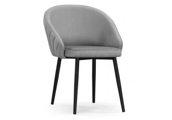 серый велюр MR-11 / черный