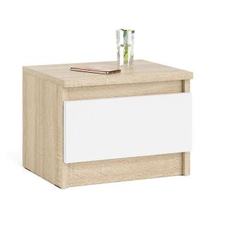 Дуб Сонома/Белый