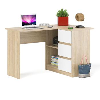 Дуб Сонома/Белый