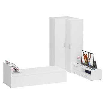 Белый/фасады тв тумбы мдф белый глянец