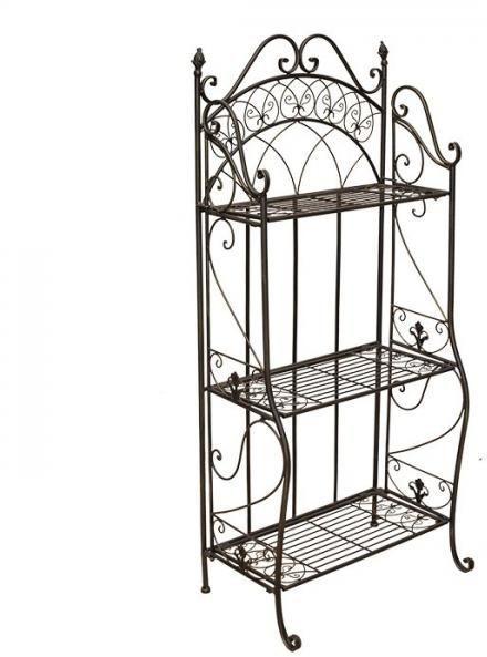 Этажерка СЛ трехэтажная прямоугольная Готика sw140063br