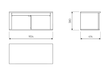 Полка навесная Гуд Лакк Сага (2 секции)