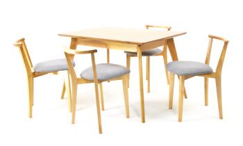 Натур/Рогожка Серый