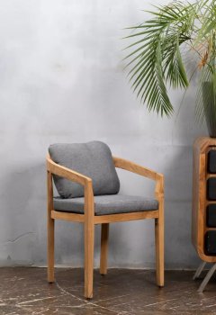 Натуральный тик/Серый графит