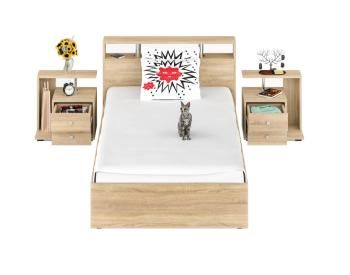 Кровать СВК Камелия 1400 + две тумбы