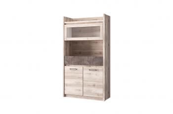 Шкаф с витриной Анрэкс 1V2D1S JAZZ