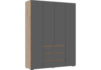 серый графит 0162 / дуб крафт золото