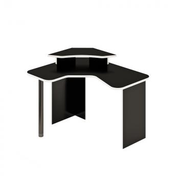 Стол игровой-угловой Мэрдэс СКЛ-ИгрУгл120Ч+НКИЛ-УГЛ Ч Левый